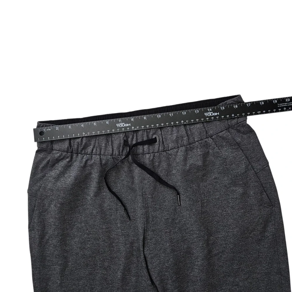 Lululemon On The Fly (Womens Size 10) Gray Jogger Pants Lounge Drawstring W5ASSS